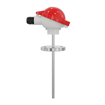 美控_Pt100铠装热电阻 法兰安装